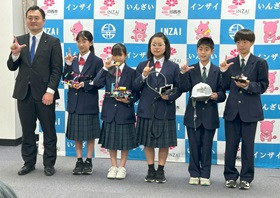 市長表敬訪問トルマリン１